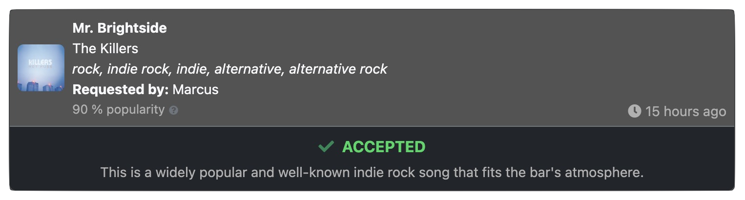 AI Request example 1