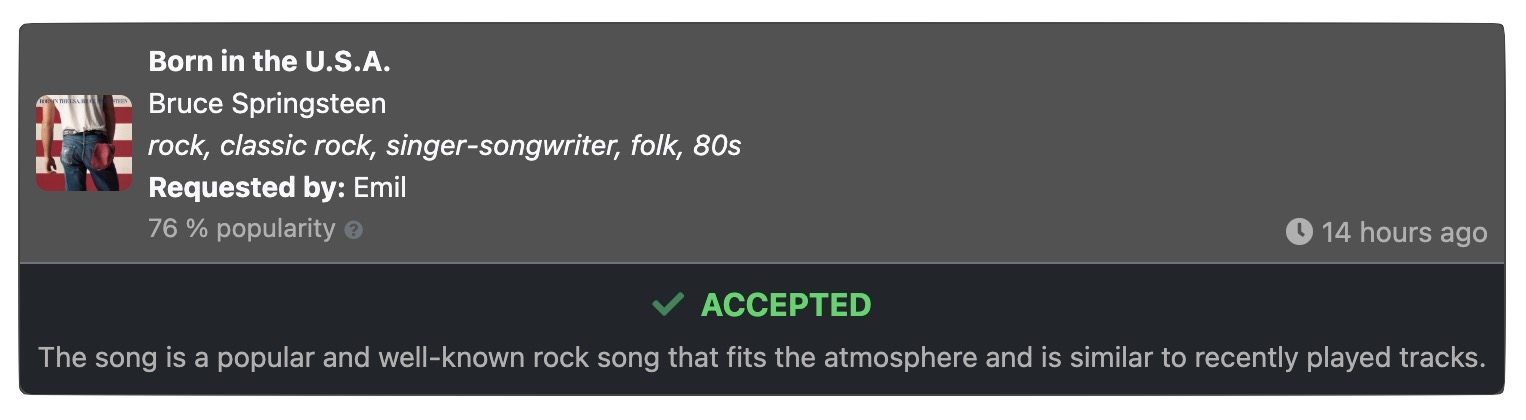 AI Request example 3