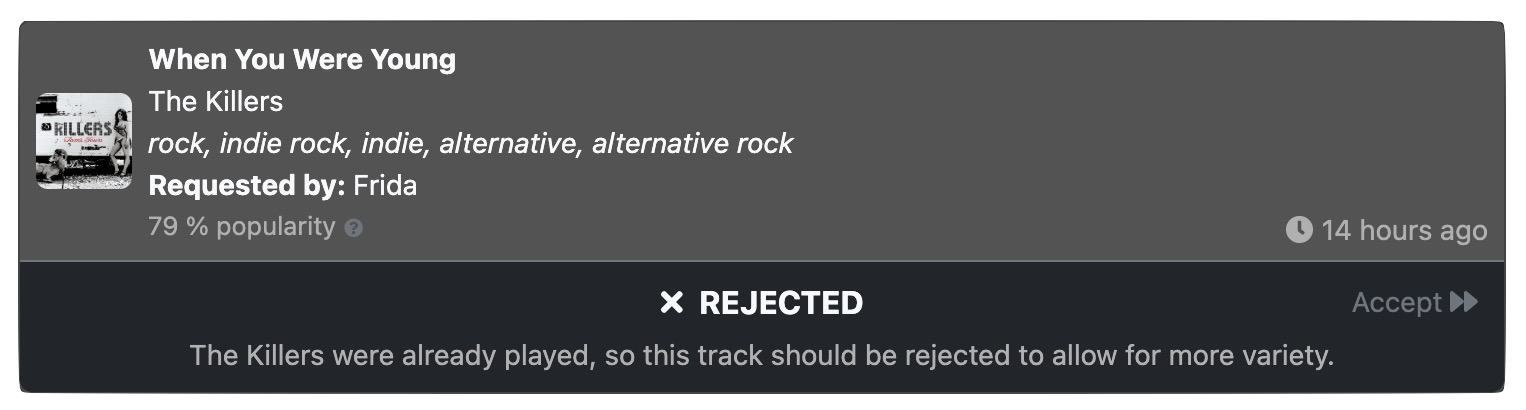 AI Request example 2